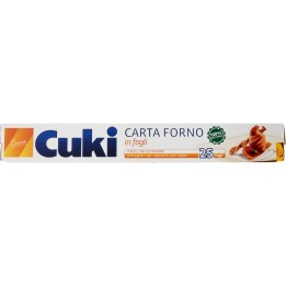 CUKI CARTA FORNO 25 FOGLI