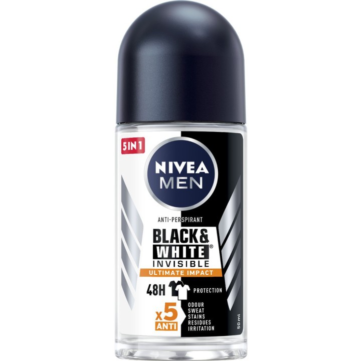 NIVEA DEO F/M B&W ULTIMATE 50
