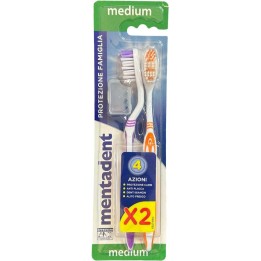 MENTADENT SPAZZOLINO PLUS X 2