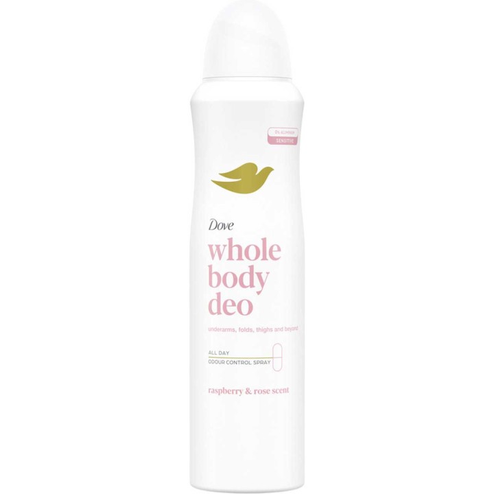 DOVE WBD SPRAY RASPBERRY ML150