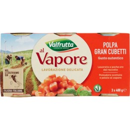 VALFRUTTA POLPA CUB.GR.400X3