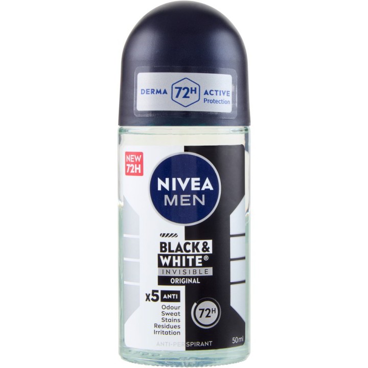 NIVEA DEO BLA&WHITE F/M ML.50