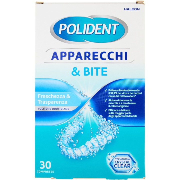 POLIDENT APPARECCHI E BITE X30